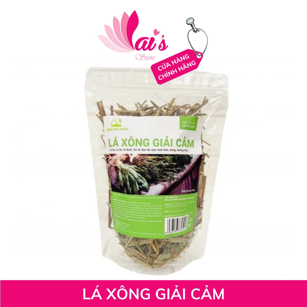 Lá Xông Giải Cảm Thảo Dược Tây Nguuyên (70g) Xông Phòng, Giảm Các Triệu Chứng Cảm Cúm, Cảm Lạnh - LAI'S STORE