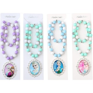 Bộ Vòng Tay- Vòng Cổ Cho Bé Hình Công Chúa Elsa
