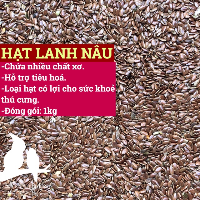 2KG | HẠT LANH NÂU - Xuất xứ: Ý 🇮🇹🇮🇹🇮🇹