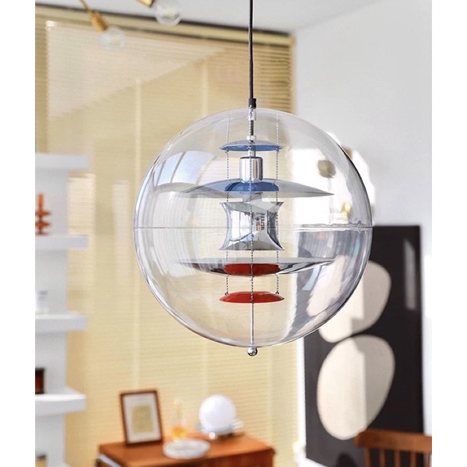 Đèn thả Globe Pendant Lamp 3 màu phong cách Bắc Âu độc đáo