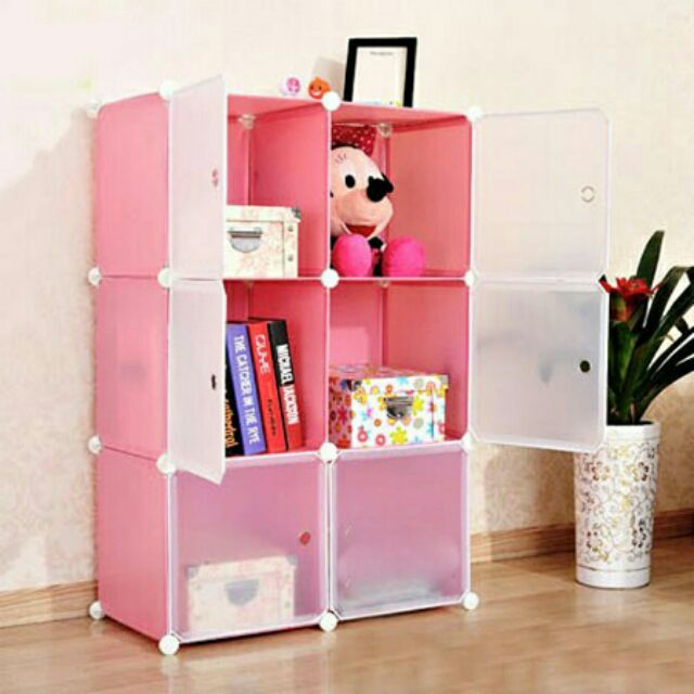 Tủ nhựa ghép 6 ô size lớn nhiều mẫu