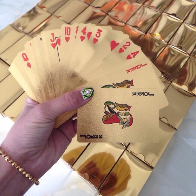 Combo 2 bộ bài vàng
