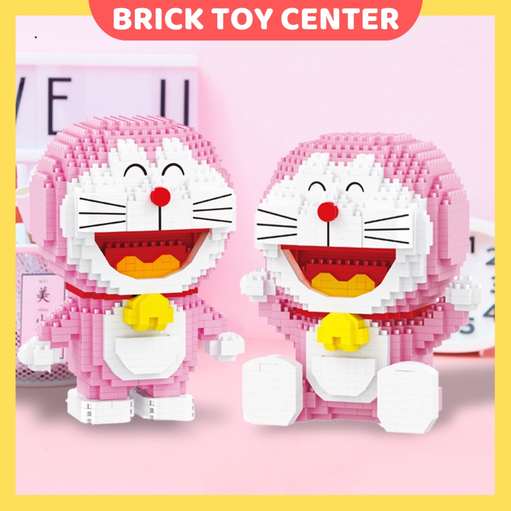 Đồ chơi lắp ráp doraemon LP mô hình nhân vật hoạt hình Doremon và những người bạn
