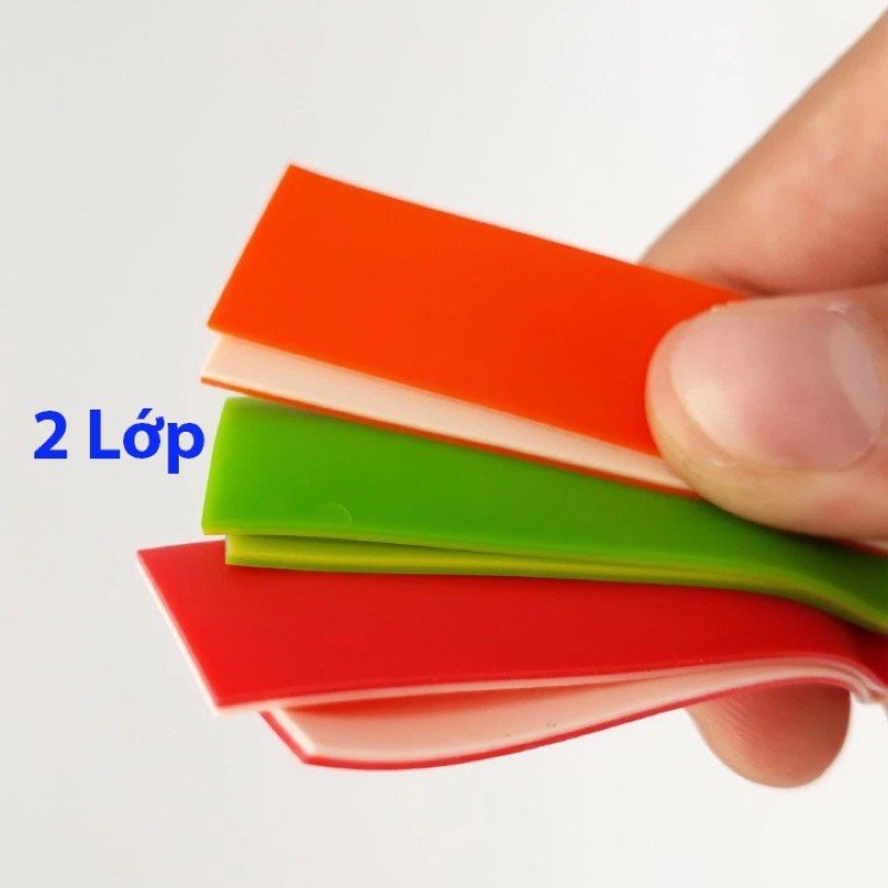 Dây cao su 2 lớp 1.0mm 1,2mm màu xanh vàng , đỏ cam