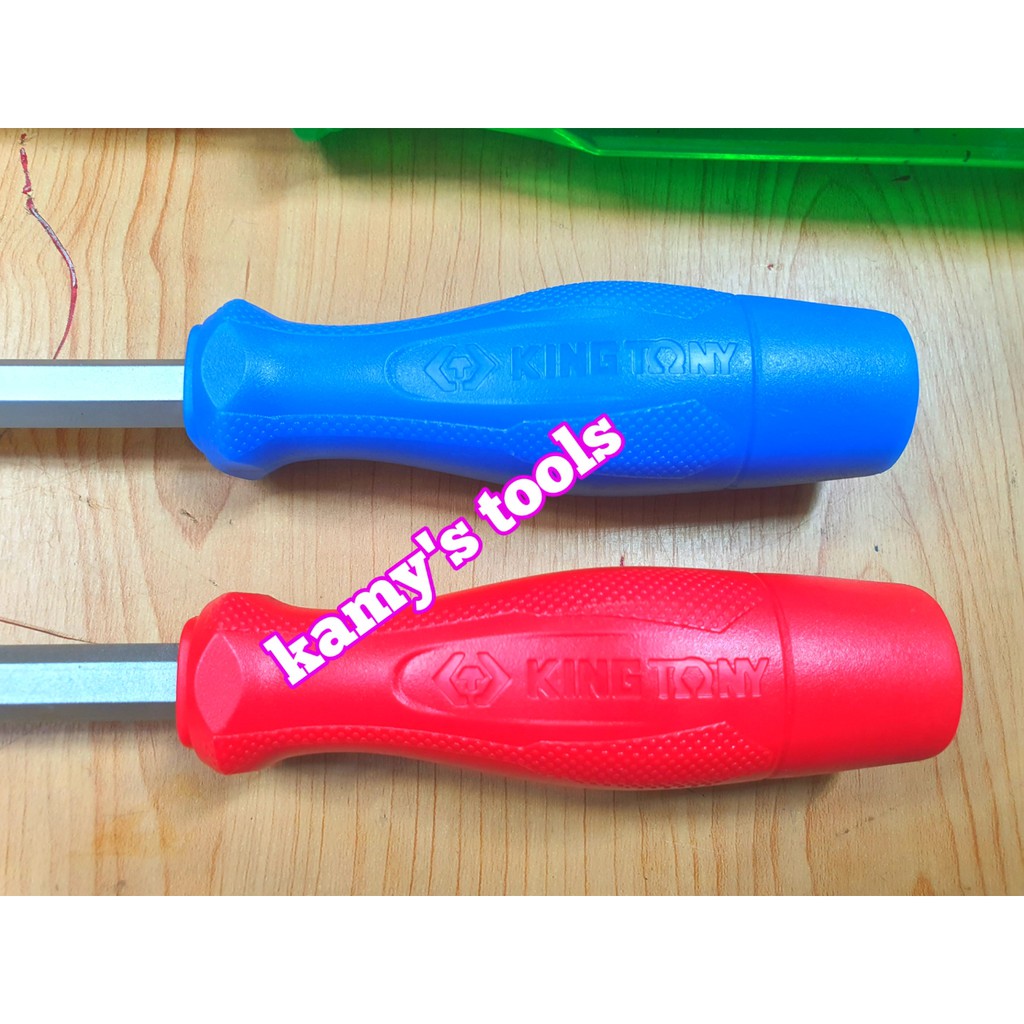 Tua vít đóng đầu bake dẹp 10x300mm Kingtony 14810412, 14821012 và 14x328mm (tô vít đóng)