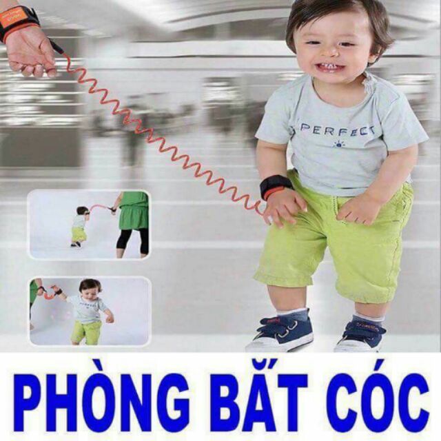 Dây dắt bé đi chơi chống lạc