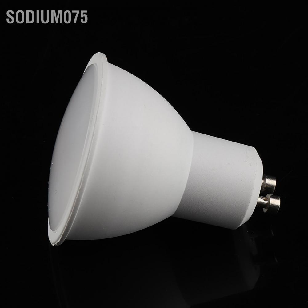 Sodium075 Sodium075 GU10 3W RGB mới Đèn LED bóng thay đổi màu trắng ấm với điều khiển từ xa