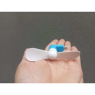 Quạt cắm điện thoại mini (chân micro)