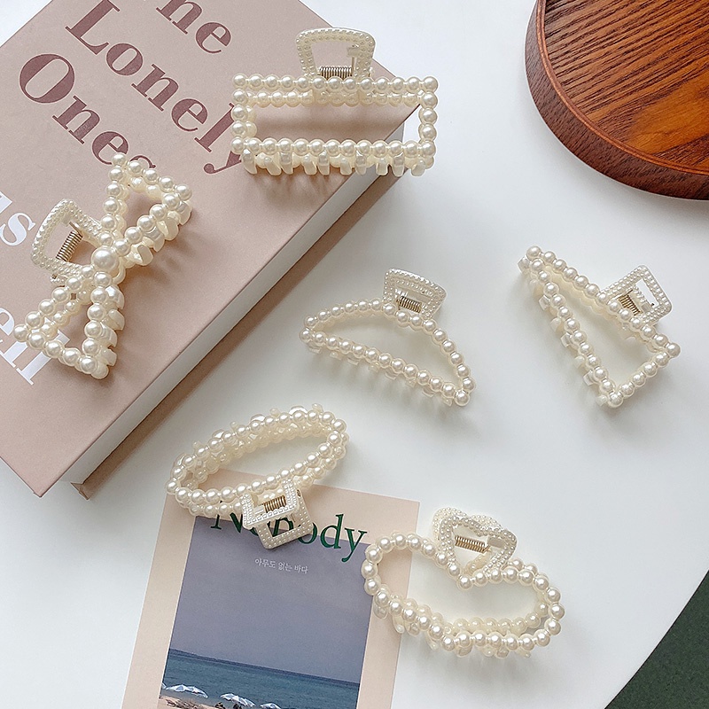 ✨✨Phụ Kiện Kẹp Tóc càng cua đính ngọc trai nhân tạo hàn quốc đẹp hot trend