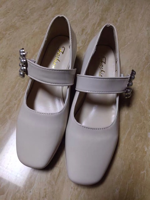 (Hàng có sẵn) Giày nữ mũi vuông, giày nữ công sở sang chảnh ( video + ảnh thật) | BigBuy360 - bigbuy360.vn