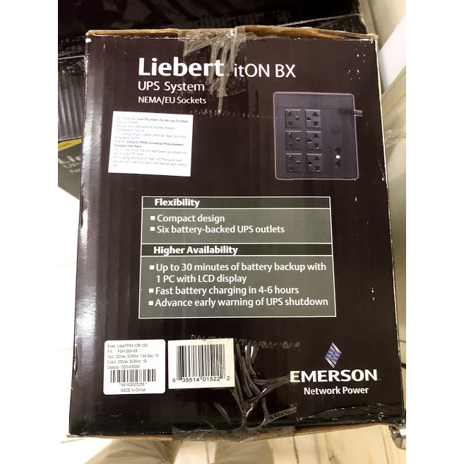 Bộ Lưu Điện 1000VA UPS Emerson PSA-1000H-BX (không ắc quy)