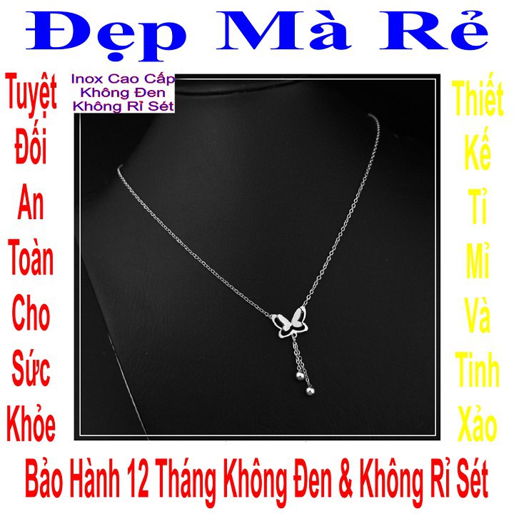 Dây chuyền nữ kiểu con Bướm treo bi - DCNU00261T020039