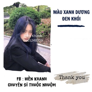 Combo Nhuộm Tóc Xanh Dương Đen