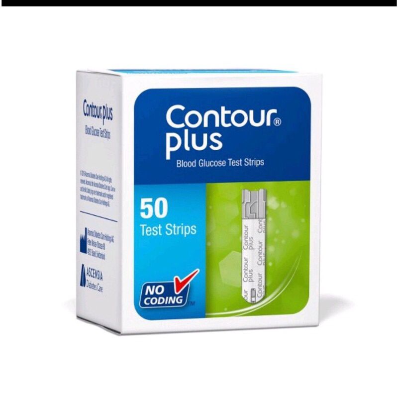 50 que thử đường huyết Contour Plus( date 1/2023