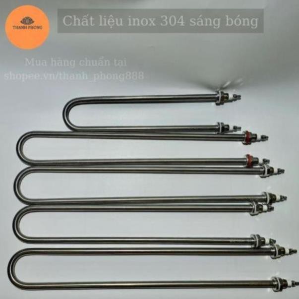Thanh Nhiệt Điện Trở Chữ U 220V 380V , Thiết Bị Linh Kiện Nồi Phở , Nồi Đun Nước...inox 304