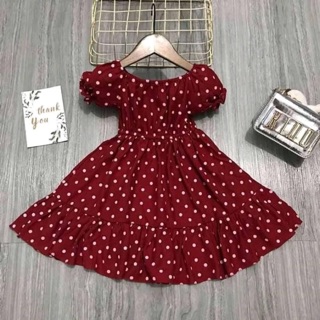 Váy chấm bi cho bé 10-24kg
