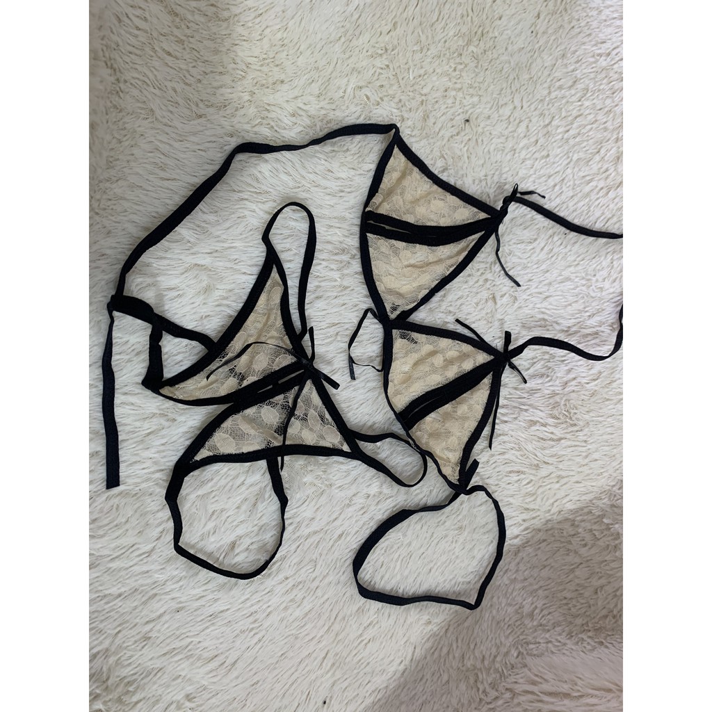 set đồ lót dây ren hai món gợi cảm cho nàng lọt khe | BigBuy360 - bigbuy360.vn