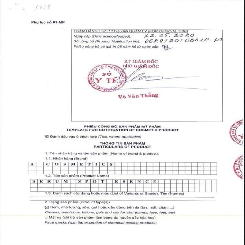 Kem Face Pháp A cosmetics Mẫu Mới 2022