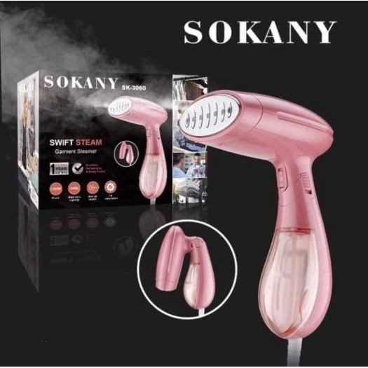 Bàn Là Hơi Nước Cầm Tay Sokany Hồng 1500W - Bàn Ủi Hơi Nước .