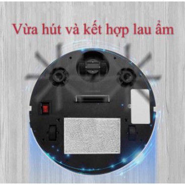 (BH 1 ĐỔI 1) Robot Hút Bụi Thông Minh, Robot Hút Bụi Tự Động ES300, Robot Hút Bụi Lau Nhà Tự Động Thế Hệ Mới!!