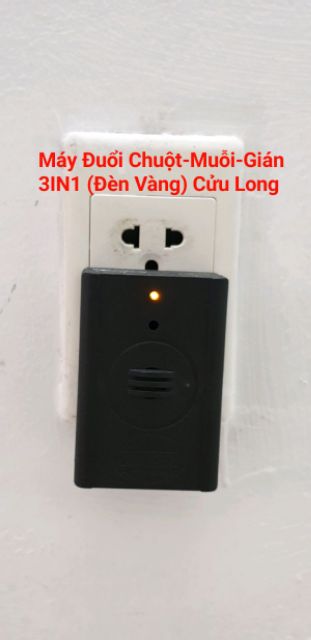 Combo Máy đuổi chuột và Máy đuổi chuột muỗi gián nhện 3in1 Cửu Long