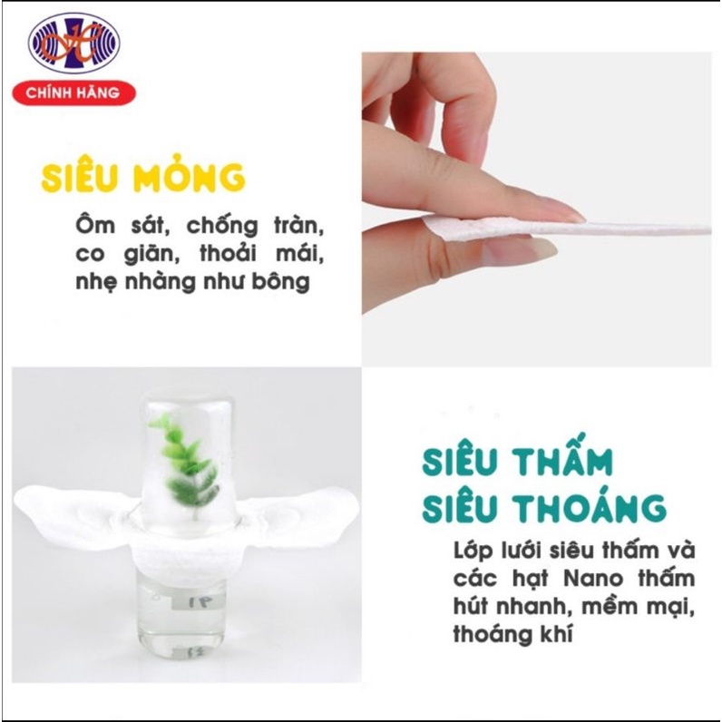 Bộ 10 gói băng vệ sinh ko cánh Thạch thảo lisa 8 miếng / gói ( 2 miếng ban đêm và 6 miếng ban ngày)