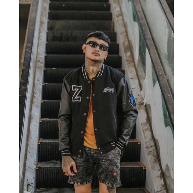 Áo khoác bóng chày thêu chữ BASEBALL VARSITY JACKET - SALVIO HEXIA JACKET - VERSITY ZADE SUPLYGIN