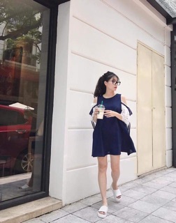(DEAL HOT) Đầm suông tay ren