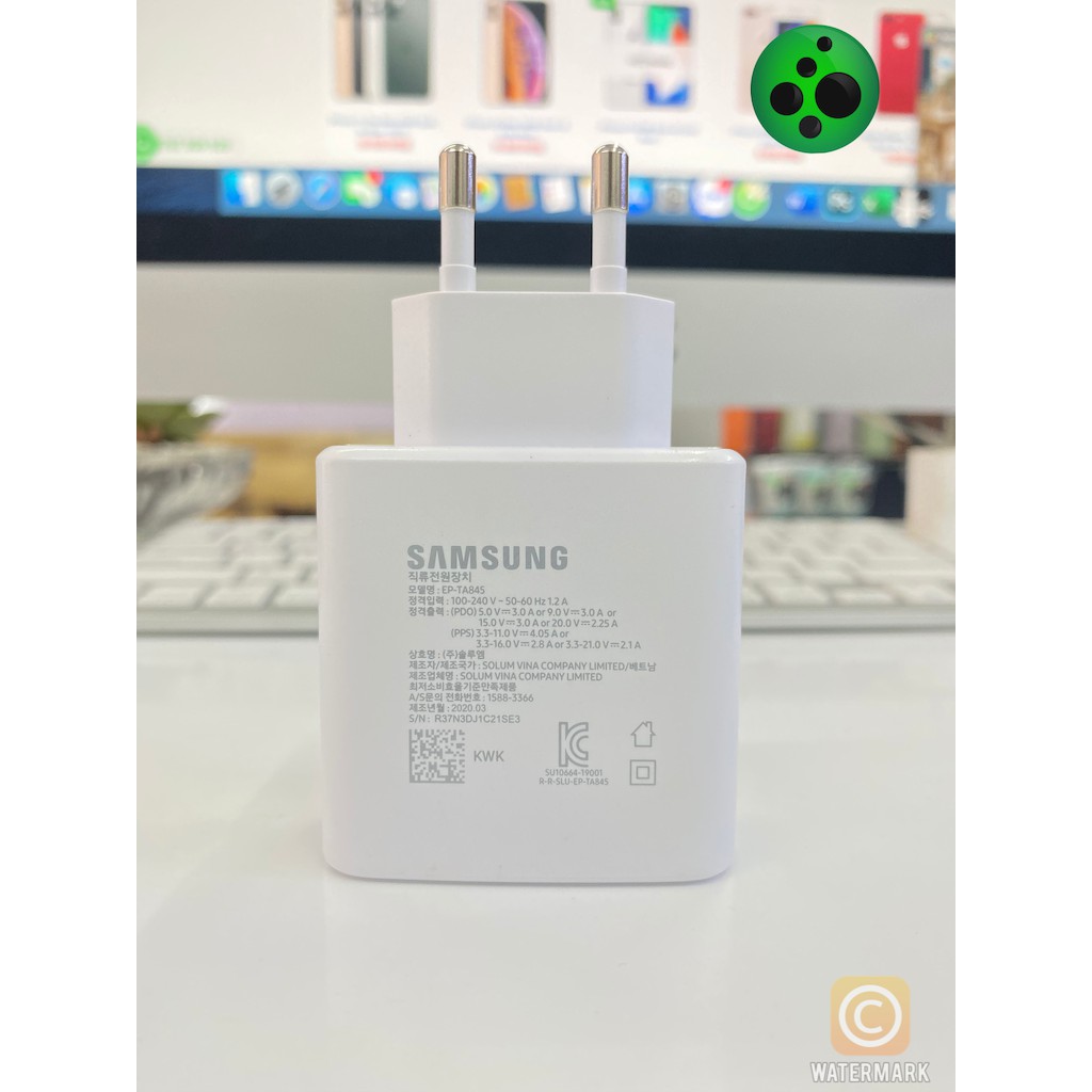 Cốc Sạc Nhanh Samsung EP-TA845 Cổng Type-C 45W Chính hãng