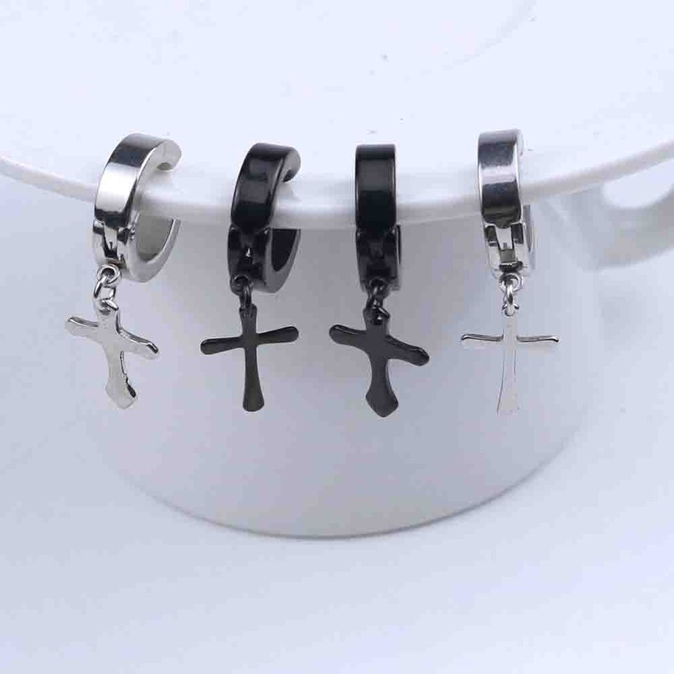 Hoa Tai Dáng Dài Hình Thánh Giá Thời Trang