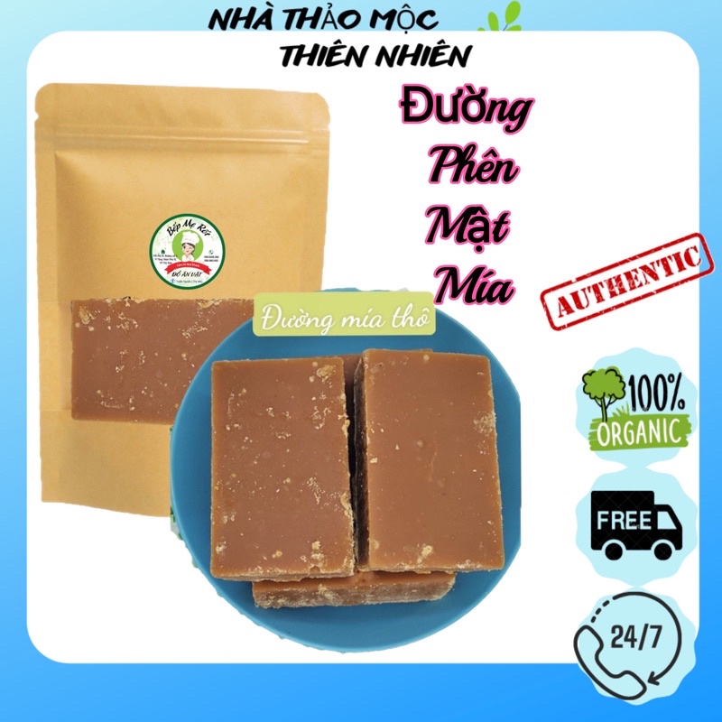 Đường phên mật mía Nghệ An 500gr/1kg