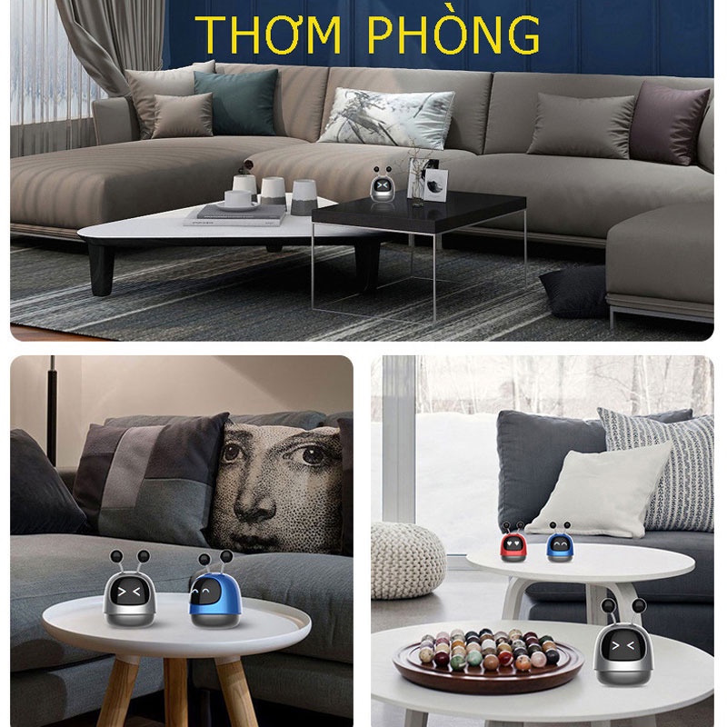 Sáp thơm để xe ô tô khử mùi, hộp đựng sáp ROBOT để phòng khách, ngủ, tủ quần áo, nơi làm việc trang trí