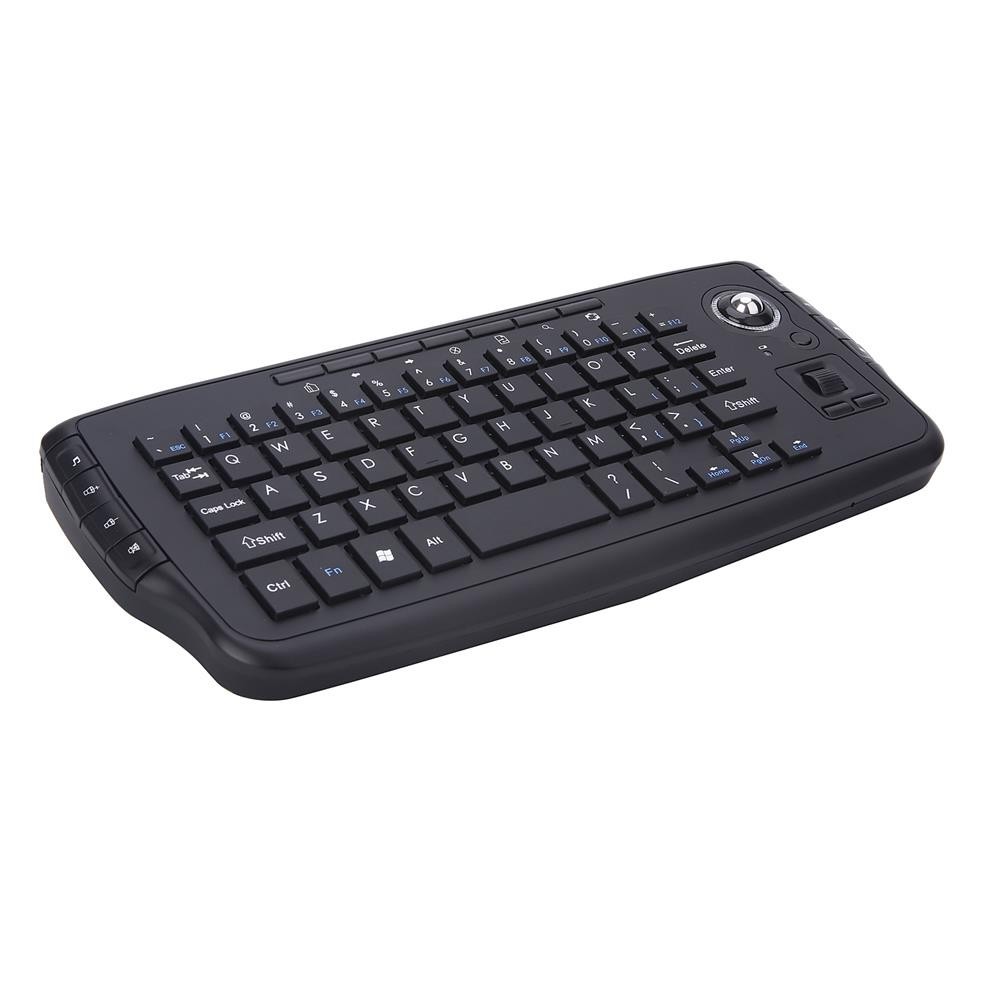 Bàn phím không dây nhỏ 2.4G Đa phương tiện Trackball Air Mouse