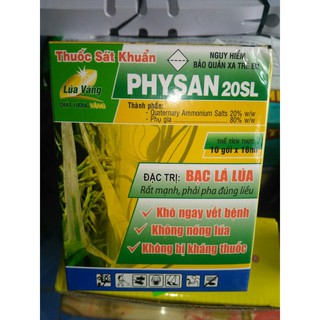 Physan 20SL- sát khuẩn cây 16ml nhập khẩu-  chuyên dụng.