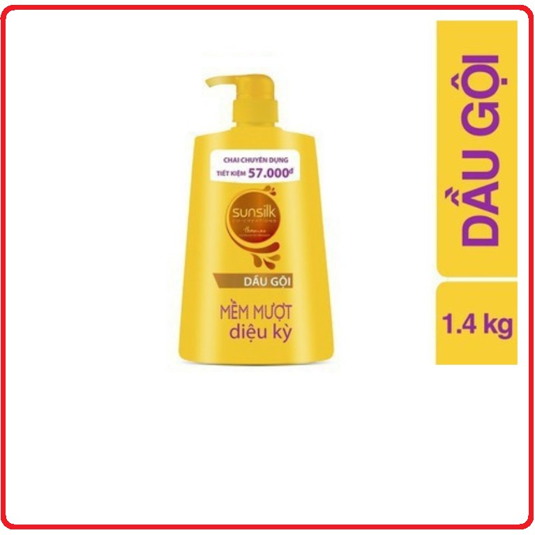 Dầu Gội SUNSILK Chai 1,4Kg ( New )