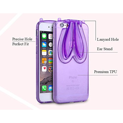 Ốp lưng Iphone 7 plus/ 7s plus tai thỏ