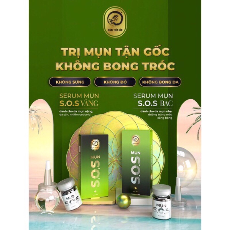Mụn S.O.S Hoàng Thiên Sâm _ Tiêu diệt mụn tận gốc