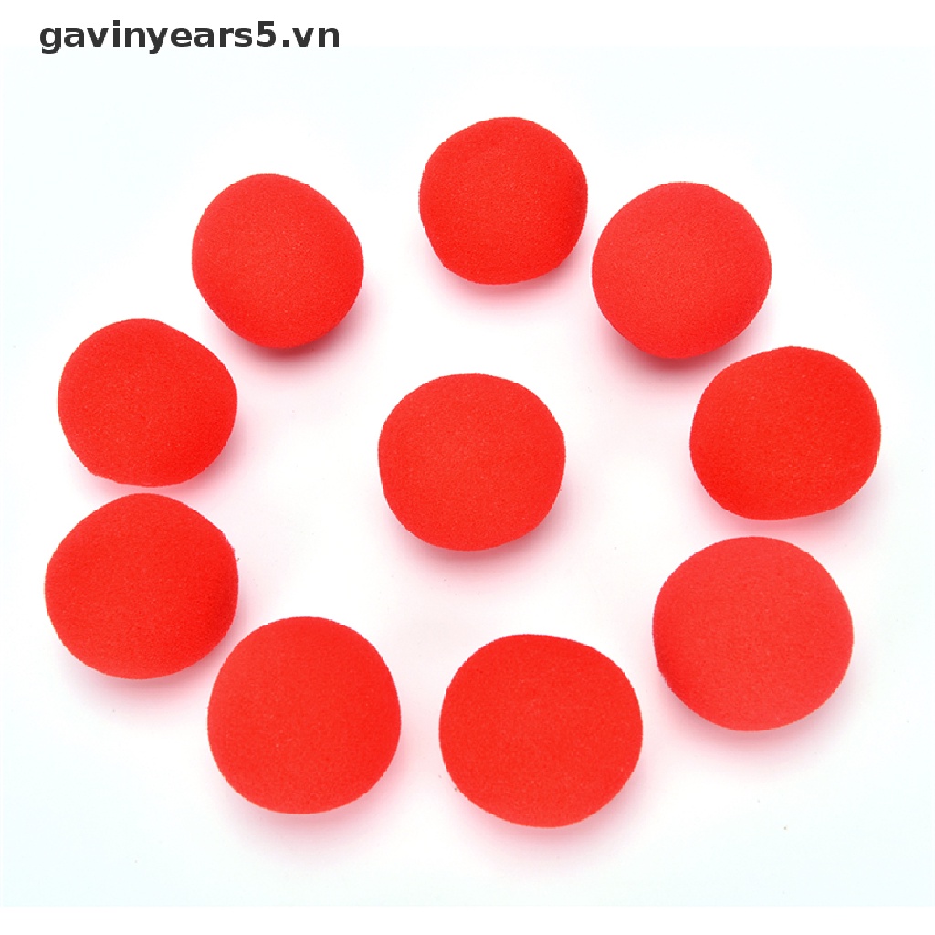 New 1 Pack 4.5cm Finger Magic Props Soft Red Sponge Ball Close Up Comedy Tricks