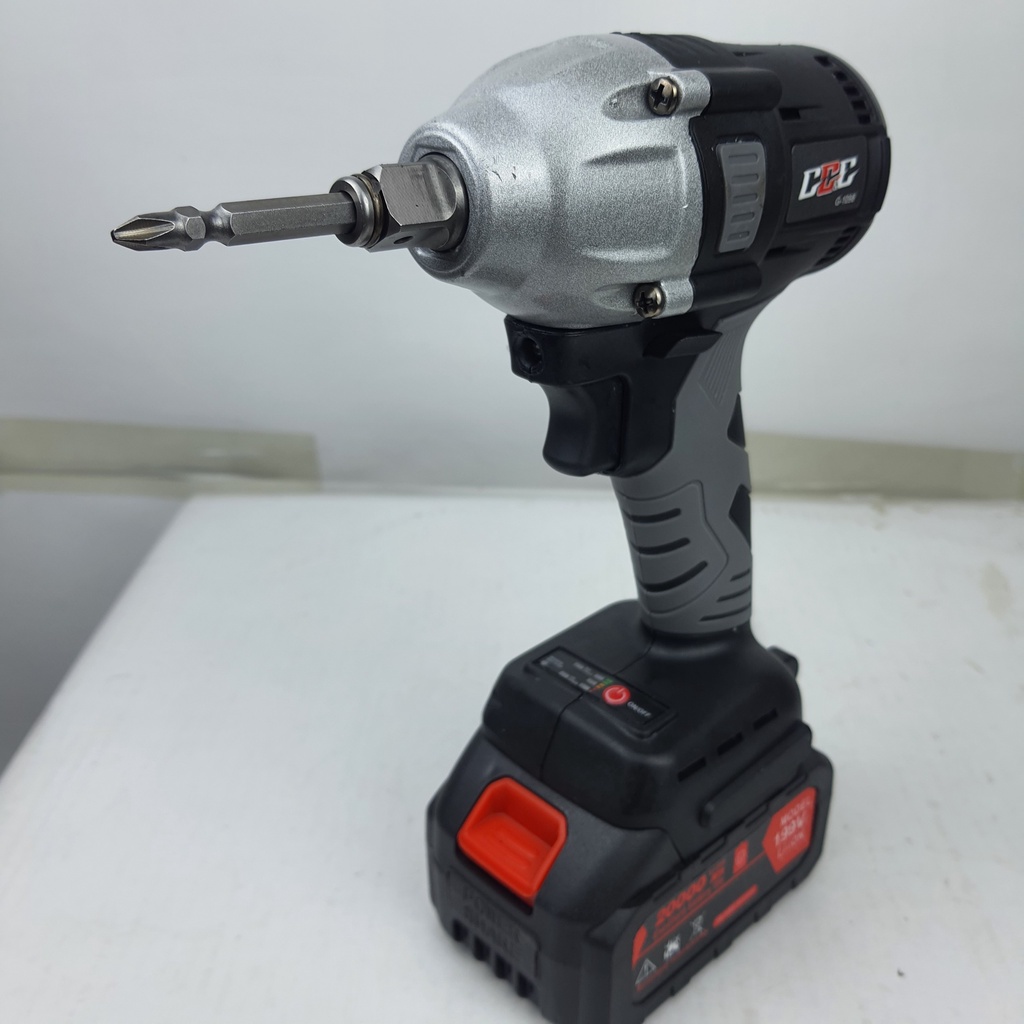 Máy siết bulong GGG 199V-G1908 không chổi than tích hợp 2 chức năng, máy bắn bu lông, máy bắn ốc. vặn vít