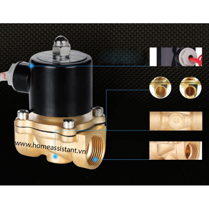 Van Nước Điện Từ Wifi Tuya Phi 21 27 34 WVDT