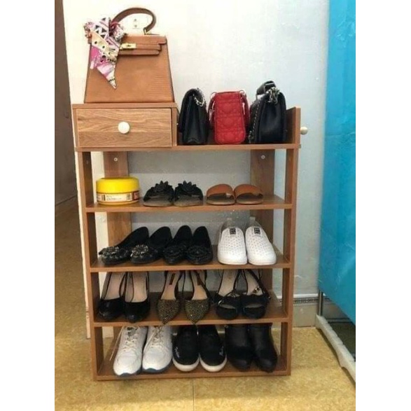 Kệ giày gỗ 5 tầng