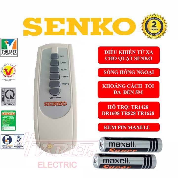 Remote Dành Cho Tất Cả Quạt Điều Khiển Senko