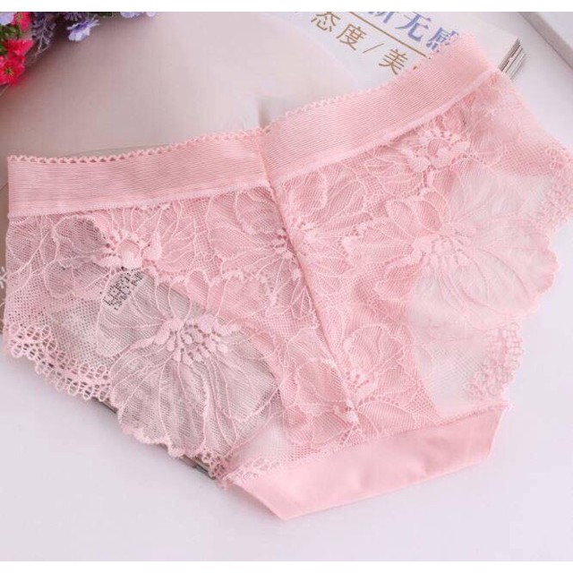 Combo 10 quần lót nữ phối ren hoa sexy 8423