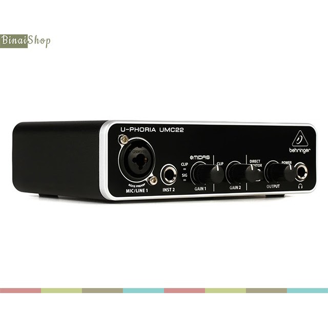 [Mã ELHACE giảm 4% đơn 300K] Sound card thu âm 48v Behringer Uphoria UMC22