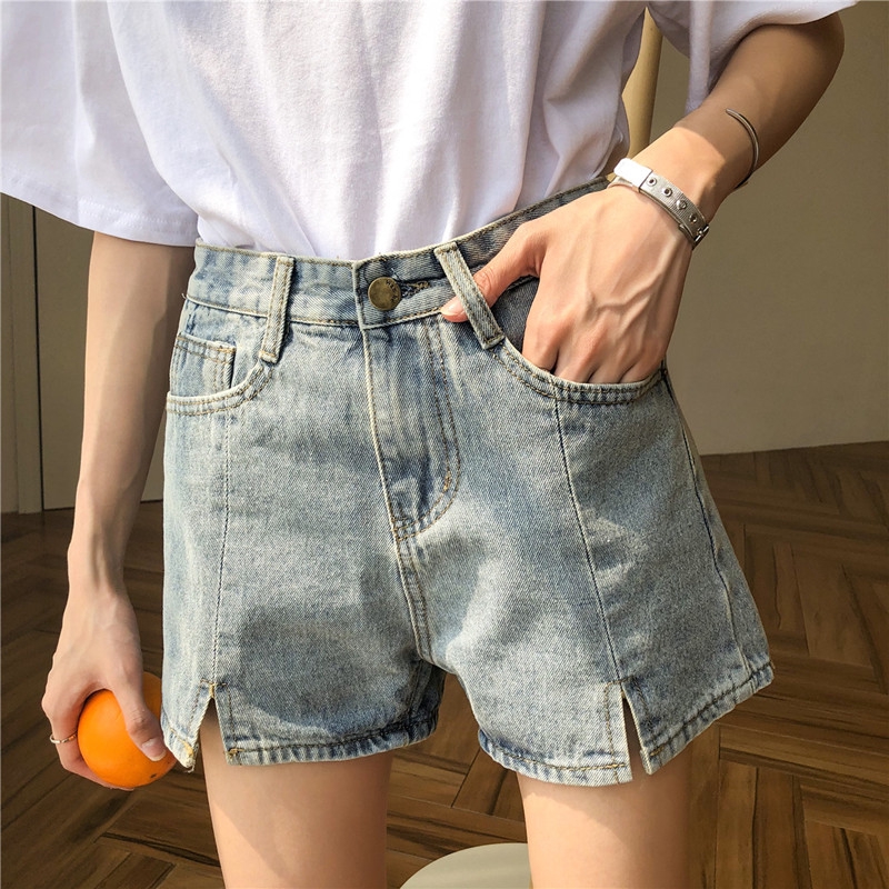 Quần Jeans Nữ Xẻ Ống Thời Trang Hàn Quốc 2017