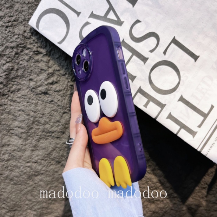 Soft Casing Huawei Nova 10 Pro 9 SE Y90 Y70 Cartoon 3D Expressio Duck ins Round Fine Hole Clear Lens Protection Soft Phone Case Full AirBag Anti-fall Back Cover NKS 15