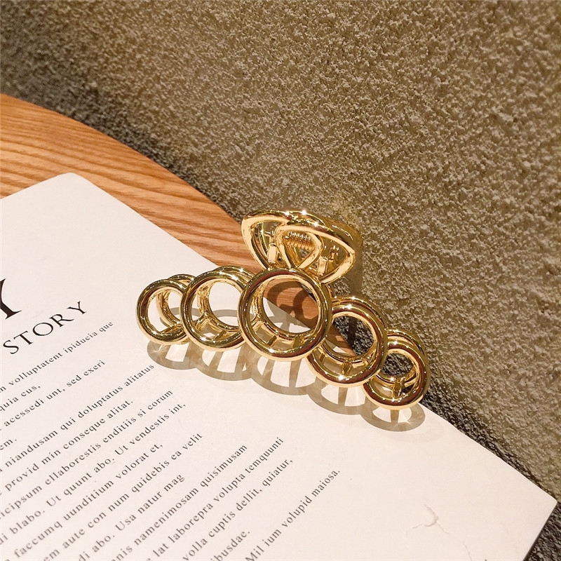 Kẹp tóc kim loại phong cách Âu Mỹ cổ điển