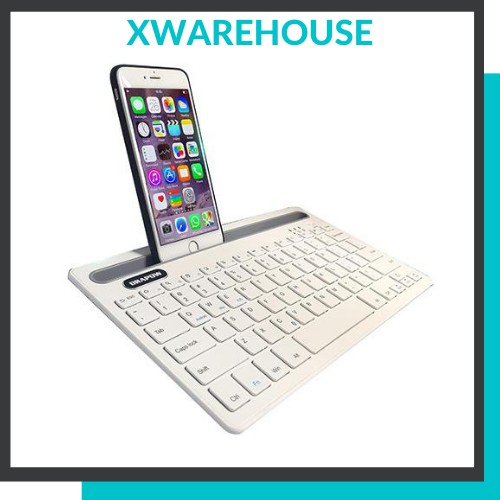 Bàn phím bluetooth Semitech KB700 có khe để điện thoại, máy tính bảng - bàn phím cho điện thoại, máy tính bảng