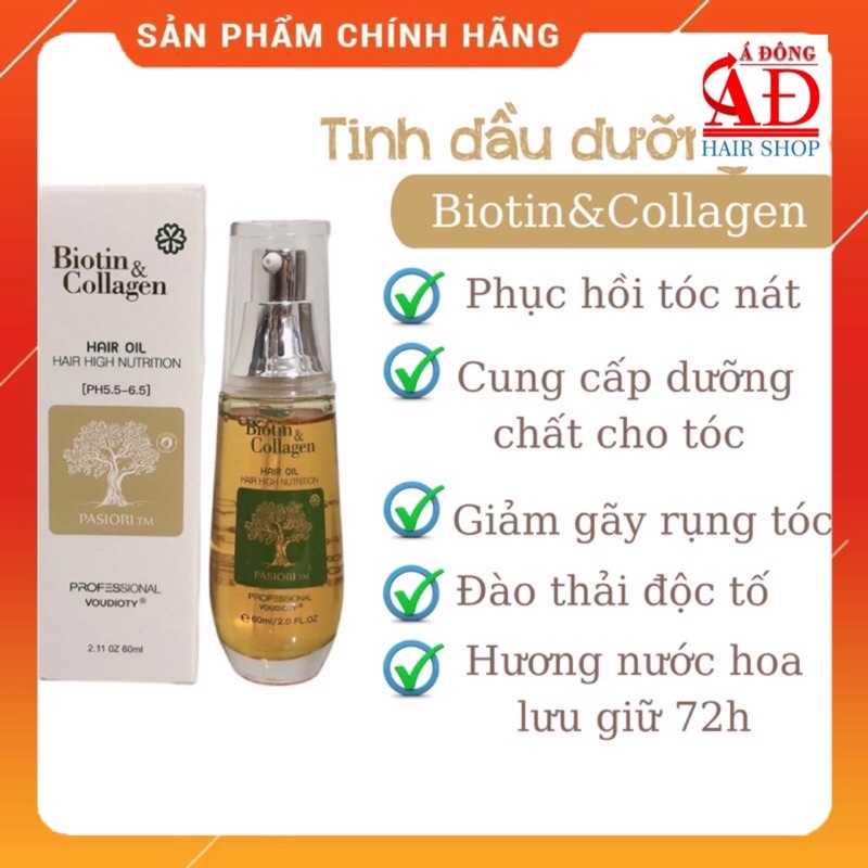 [+Tặng mũ trùm] Bộ dầu gội xả + Tinh dầu dưỡng tóc Fjord Biotin &amp; Collagen Argan oil 500ml*2 + 50ml