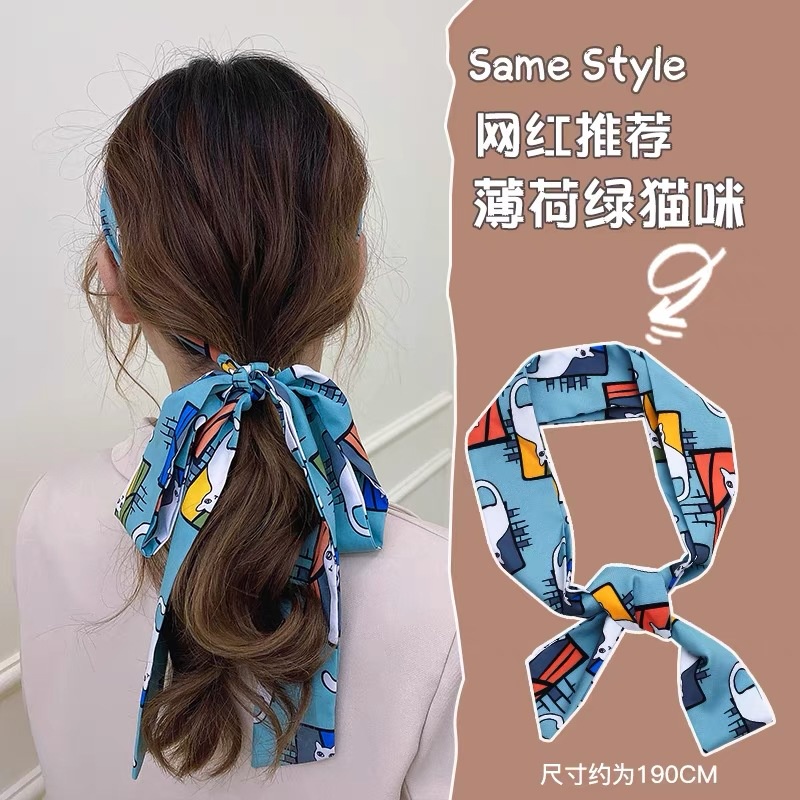 Băng Đô Nơ Lụa Thời Trang Hàn Quốc Cho Nữ